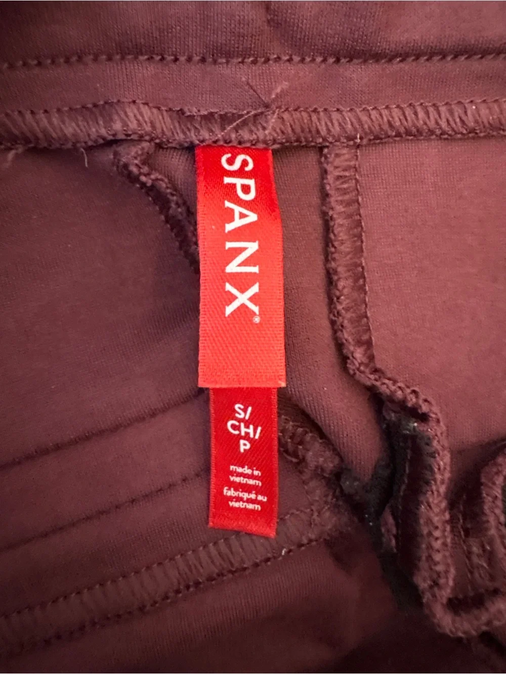 SPANX perfect pant Ponte Bootcut Pants in Deep Burgundy